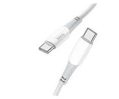 USB-C laidas į USB-C Hoco 3A 60W 1 m X70 baltas