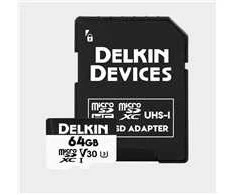 Atminties kortelė „Delkin Trail Cam Hyperspeed Micro SDXC“ 64 GB, 10 klasės UHS-I/U3 V30 (DDMSDAHS64GB) kortelė