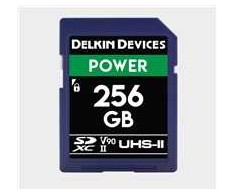 Atminties kortelė Delkin SDXC Power 2000X UHS-II U3 (V90) R300/W250 256GB