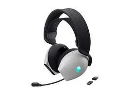 Dell Ausinės Žaidimams | Alienware Tri Mode AW725H | Bluetooth | Over-Ear | Mikrofonas | Lunar Light | Noise canceling | Belaidės