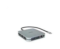 Dicota Nešiojama „10 viename“ HDMI PD 100 W 8K USB-C prijungimo stotis