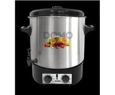 DOMO DO42323PC pusiau automatinis nerūdijančio plieno konservavimo puodas, 2000 W