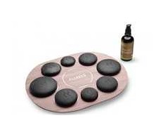S1 Revival Hot Stone Spa Set - 8 Basalt Stones for Home Relaxation