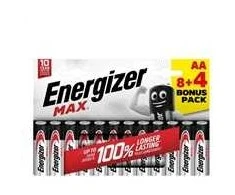 Energizer MAX AA 8+4 zdarma 1.5V alkalické