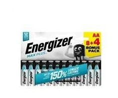 Energizer Energizer LR6/12 Max Plus AA 8+4 nemokamos baterijos