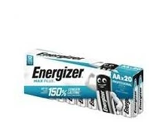 Mercury Energizer MAX Plus Professional AA 20pack 1,5V šarminė
