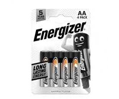 „Energizer LR6/4 Everyday AA“ šarminių baterijų, 4 vnt. pakuotė
