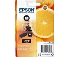 EPSON rašalo kasetė, juoda, vienkartinė pakuotė, oranžinė, fotojuoda, 33XL, Claria Premium rašalas