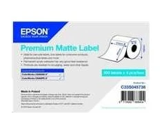 Epson Premium Matte Label - Die Cut Roll: 210mm x 297mm, 200 labels