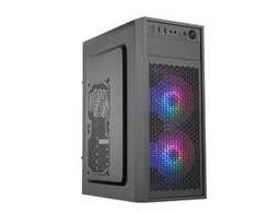 EUROCASE korpusas ML N6-530B, ATX, 2x USB-A, 2x 120 mm ARGB ventiliatoriai, juodas