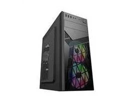EUROCASE skříň ML N6-560B, ATX, 2x USB-A, 1x USB-C, 2x 120mm ARGB Fan, juoda