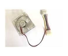 EUROCASE ventiliatorius 80 mm, 12 V / 0,14 A, su RGB apšvietimu (molex)