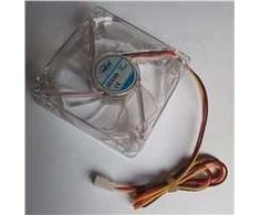 EUROCASE ventiliatorius 80 mm, 12 V / 0,15 A, su RGB apšvietimu (3 kontaktų)