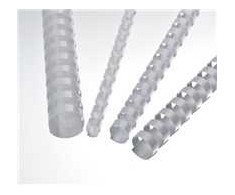 Oem Eurosupplies Plastikinės nugarėlės 14 baltos spalvos