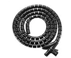 EVOLVEO CableHold, organizér kabelů, 2,5 m x 2 cm, samosvorný, černý