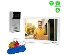 EVOLVEO DoorPhone 10-2W - 2 laidų vaizdo domofonas su programėle, 32 GB atmintimi