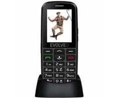 Mobilusis telefonas Evolveo EasyPhone EG mobilusis telefonas senjorams su pakroveju juoda