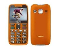 EVOLVEO EasyPhone XR, mobilusis telefonas senjorams su įkrovimo stovu, oranžinis