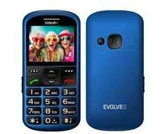 EVOLVEO EasyPhone XS, mobilusis telefonas senjorams, mėlynas