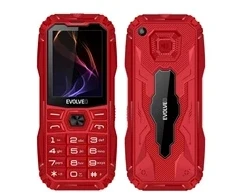 EVOLVEO MaxPhone A1, tlačítkový Dual SIM telefon, červený