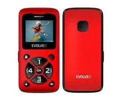 Evolveo Telefonas dla seniorów EasyPhone ID, raudona