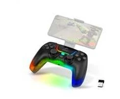 EVOLVEO Ptero2, bezdrátový &amp; drátový gamepad pro PC, PS3/4/5, iOS, Android, Switch, černý