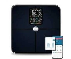 „Evolveo Salente BodyFit“ išmaniosios asmeninės diagnostinės fitneso svarstyklės, su „Bluetooth“, juodos