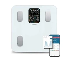 Svarstyklės Evolveo Salente MaxFit, Smart Personal Diagnostic Fitness Scale, Bluetooth, Baltas