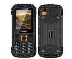EVOLVEO StrongPhone Q1, vandeniui atsparus, patvarus dviejų SIM kortelių telefonas, juodos ir oranžinės spalvos