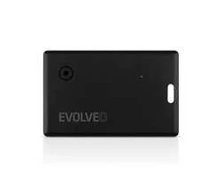 „EVOLVEO TrackCard“, „Bluetooth“ vietos nustatymo įrenginys su „Apple Find My“, juodas