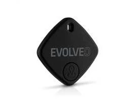 EVOLVEO TrackTag, „Bluetooth“ vietos nustatymo įrenginys su „Apple Find My“, juodas