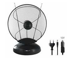 EVOLVEO Xany 4, 230/12V, aktyvi patalpų antena FM/DAB+/DVB-T2, LTE, 4G, 5G filtras