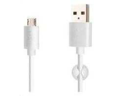 Fixed Fiksuotas USB/mikro USB 2m, balta