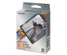 Fuji - Instax Wide Instant Film 10 shots Brushed Metal