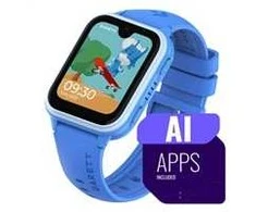 Išmanusis laikrodis su lietuvišku meniu Garett Kids Vibe AI 4G su GPS, kamera, Mėlyna