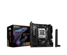 Pagrindinė plokštė Gigabyte B850I AORUS PRO | Procesorių šeima AMD | Procesoriaus lizdas AM5 | DDR5 | Palaikomos standžiojo disko sąsajos SATA, M.2 | SATA jungčių skaičius 2