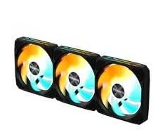 GIGABYTE ventilátor EZ CHAIN FAN 3-PACK, 3x120mm, juoda
