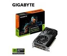 Vaizdo plokštė GIGABYTE GeForce RTX 5060 WINDFORCE MAX OC 8G Grafikos plokštė - 8GB GDDR7, 128bit, PCI-E 5.0, 2512MHz Core Clock, 3 x DP, 1 x HDMI, NVIDIA DLSS 4, GV-N5060WF2MAX OC-8GD BULK