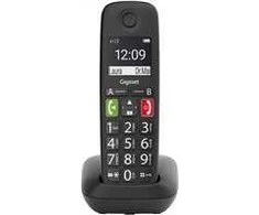 Telefonas Gigaset E290, Juodas