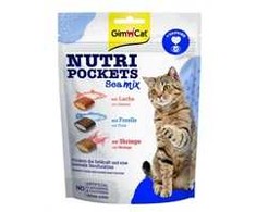 GimCat Nutri Pockets Sea mix -mieszanka morska 150g