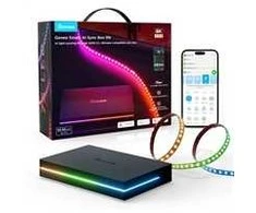 „Govee AI Sync Box 2“ | Hub LED apšvietimo valdymas | RGBICW, „Wi-Fi“ + „Bluetooth“, HDMI 2.1