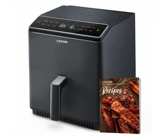 Karšto oro gruzdintuvė Cosori Dual Blaze 6.4 L, Juoda