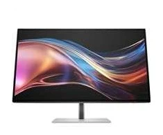 HP 727pu serijos 7 Pro QHD TB4 įkrovimo monitorius - 27 colių 2560x1440 QHD 400 nitų 120Hz AG, IPS Juodas HDR 400, USB-C (100W/15W)/HDMI/DisplayPort Daisy-Chain, 5x USB-A, RJ-45 LAN, reguliuojamo aukščio/pakreipimo/pasukimo/sukimosi, 3 metai (pakeičia Z27u G3)