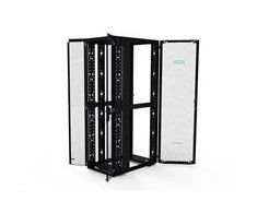 „Hewlett Packard“ (HP) HPE stelažas 42U 600 mm x 1075 mm G2 komplektuotas pažangus padėklų stovas + šoniniai skydai ir įdėklai.