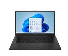 Hewlett Packard (HP) Nešiojamas kompiuteris HP 17-cn0011nc, N4500, 4 GB, 512 GB, UHD, 17.3" HD+ SVA 250n, W11H6, juodas