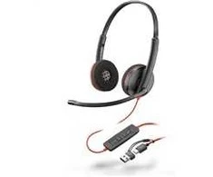 HP Poly Blackwire 3220 Stereo USB-C Ausinės +USB-C/A Adapteris