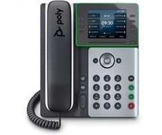 Hewlett Packard (HP) Poly Edge E350 IP telefonas, PoE