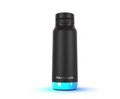 Gertuvė „HidrateSpark PRO 2“ išmanusis buteliukas su šiaudeliu, 950 ml, juodas