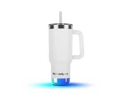 Gertuvė HidrateSpark Puodelis inteligentny HidrateSpark PRO 2 Tumbler 887 ml Baltas