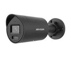 „Hikvision“ kulkos formos vaizdo kamera DS-2CD2087G2H-LIU F2.8 (juoda, 8 MP, 40 m IR; 40 m LED, hibridinis apšvietimas)